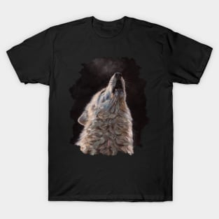 White Wolf Howling T-Shirt